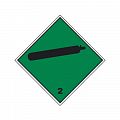 Знак опасности "Ядовитые газы" 2 класс