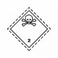 Знак опасности &amp;quot;Воспламеняющиеся (горючие) газы&amp;quot; 2 класс