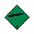 Знак опасности "Ядовитые газы" 2 класс